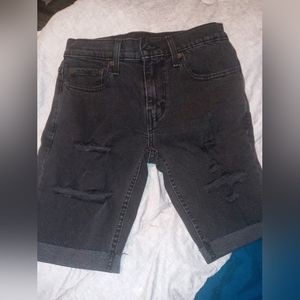 Levi's slim fit jean shorts